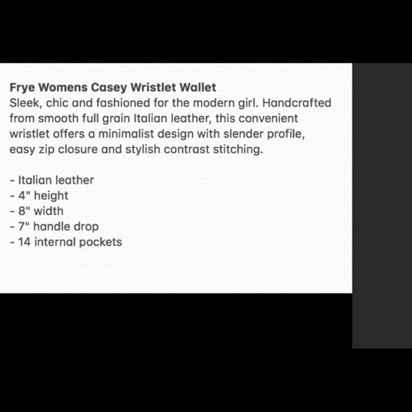 Frye Casey Wristlet
